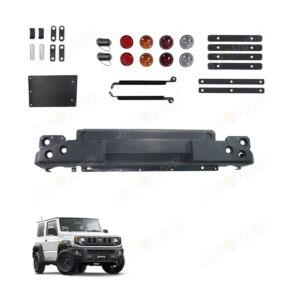 JP16 ODM Wholesaler Auto Accessories Steel Rear Bumper for Suzuki Jimny JB64/JB74 2019+