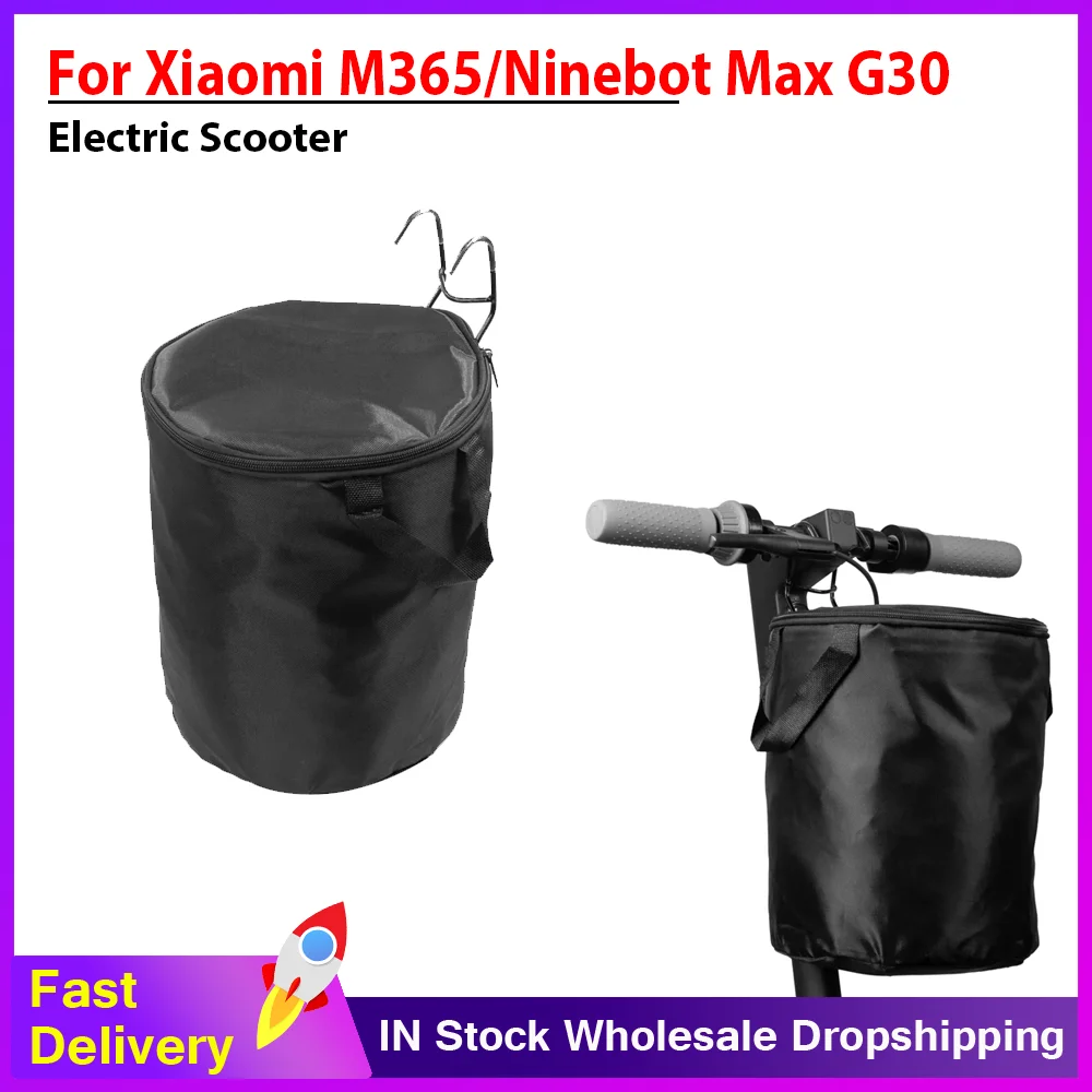 

Сумка на руль для Xiaomi M365/Mi3/Pro2 для Segway Ninebot Max G30, передняя сумка для хранения, аксессуары для электрического скутера