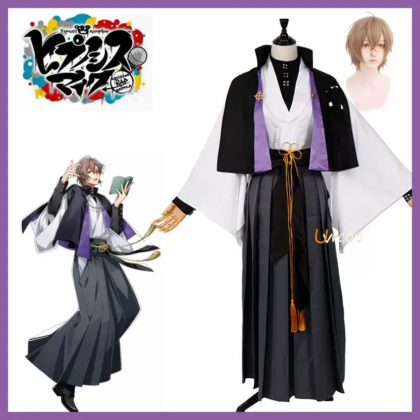 

Anime Division Rap Battle Yumeno Gentaro Hypnosis Mic Fling Posse Phantom Wig Cosplay Costume