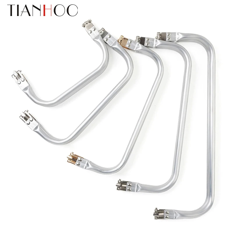 20cm Wallet Handbag Frame Doctor Metal Aluminum Tube Handle Accessories Clutch Bag Parts 3 Colors