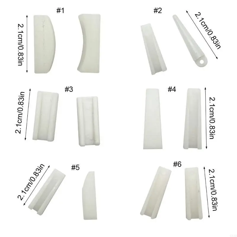 แพ็คของ 2 ขากรรไกรพลาสติกที่แข็งแรงจริงสำหรับคีมจมูกแบนอุปกรณ์เสริมแบบพกพาสำหรับโครงการเครื่องประดับและการซ่อมแซม