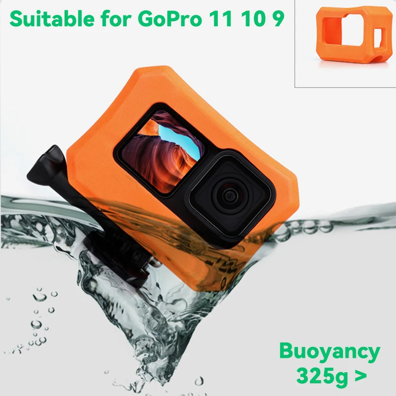 Floaty Case for GoPro Hero 13 12 11 10 9 Floating Case With for Snorkeling Surfing Wakeboarding For GoPro Hero 13 Accessories