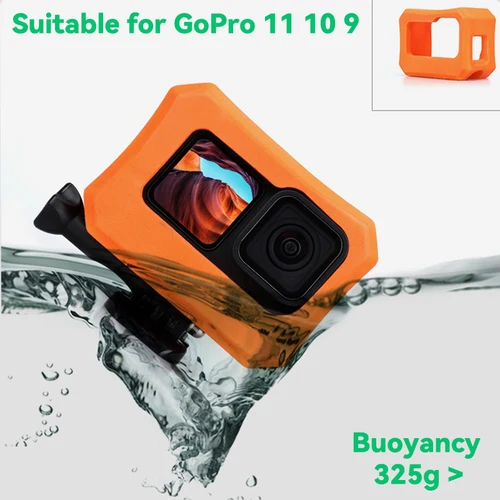 Imagen 1 del producto Funda flotante para GoPro Hero 13, 12, 11, 10, 9, accesorios para esnórquel, surf, wakeboard