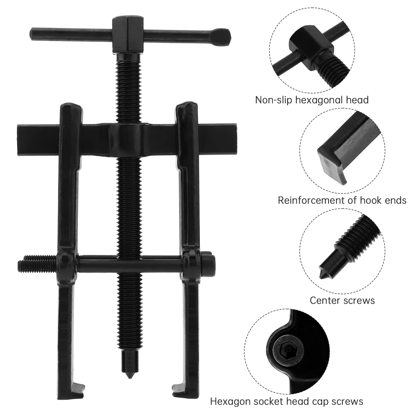 2/3/4/6/8/10 Inch Bearing Puller Separate Lifting Device Pull Two Claw  for Auto Maintenance / Auto Car Repair