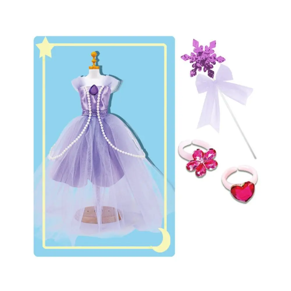 

Intellectually Beneficial Clothing Design Handmade Material Bag Early Education DIY Crafts Princess's Dress Material Set