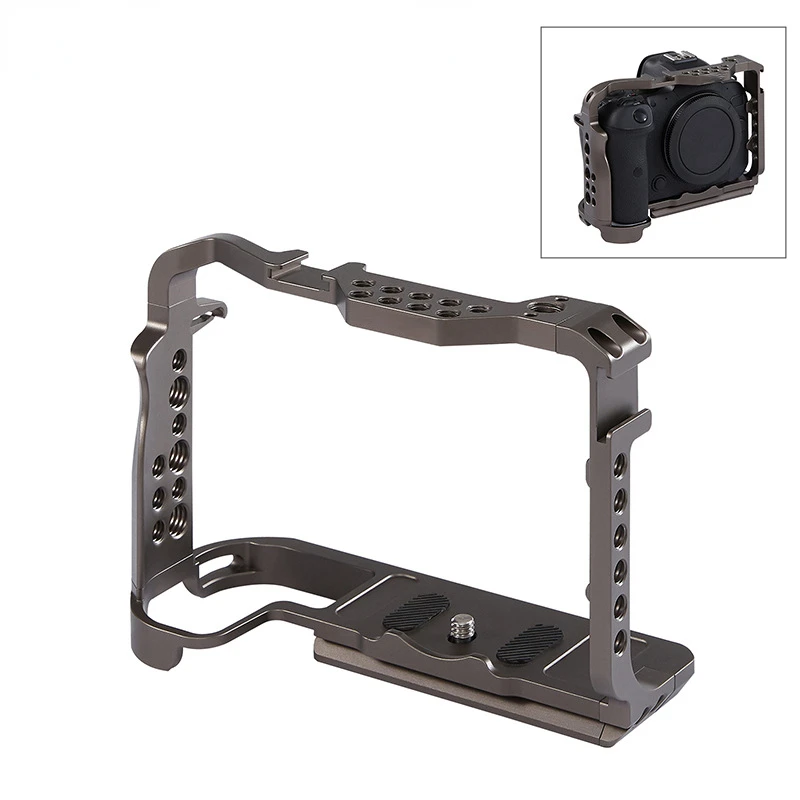 Suitable for Canon EOS R5 R6 R7 R10 Sony A7M3 second generation rabbit cage frame handle extension kit metal frame