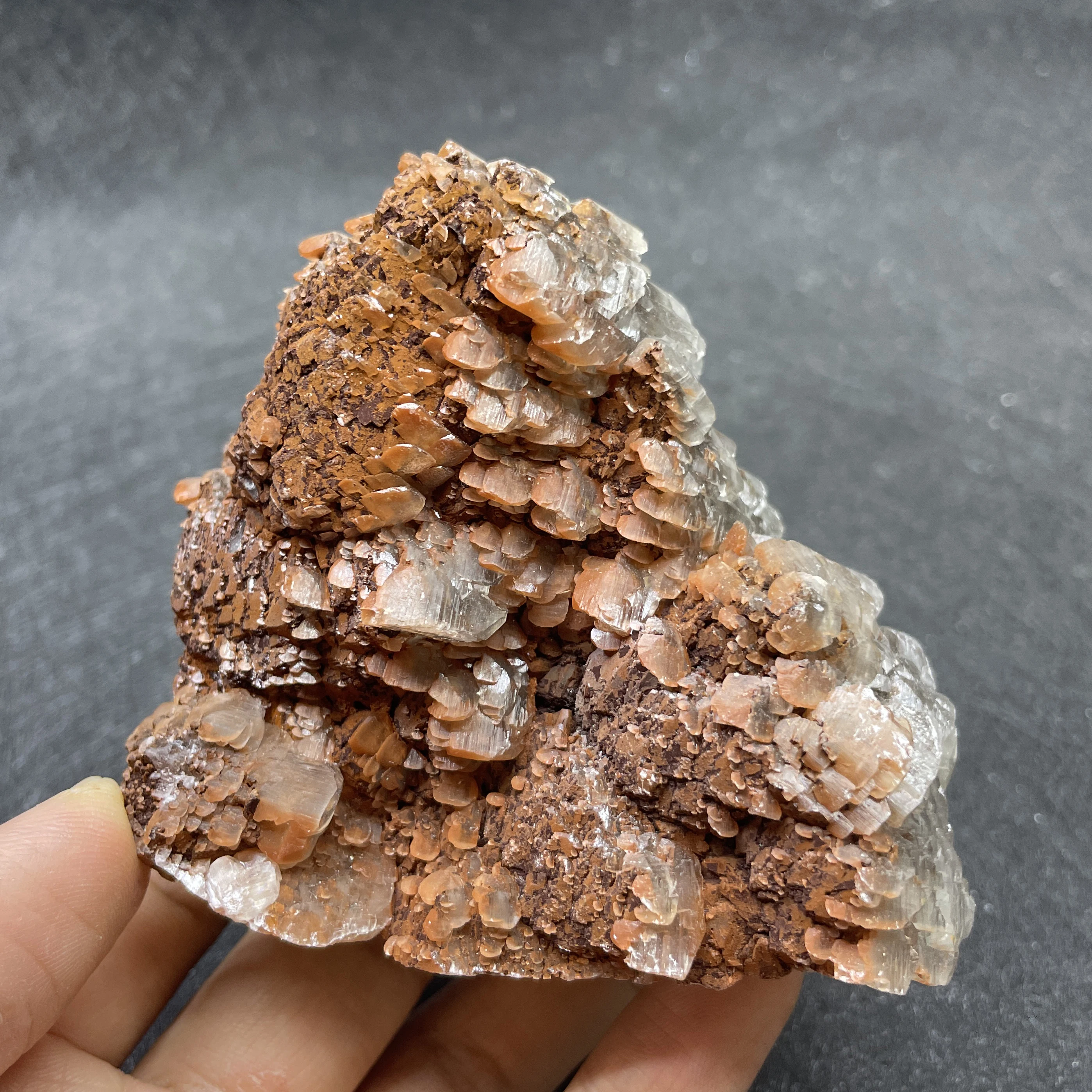 408g Natural Raw Stone Calcite Crystal Cluster Teaching Mineral Specimen Quartz Rock Decoration Gift Healing