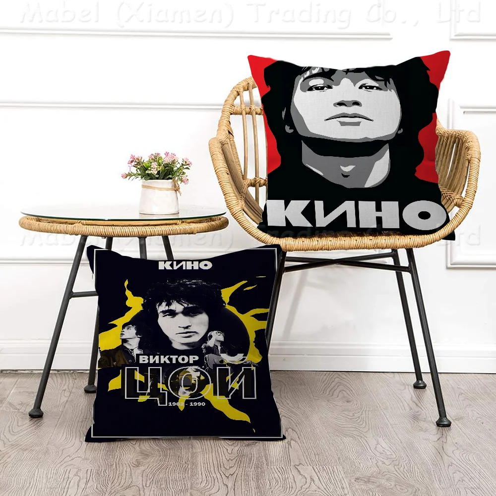

Viktor Tsoi Pillow Cover For Bedroom Room And Living Room Sofa Decorative Cushion Cover
