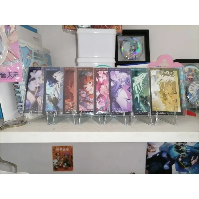 8Pcs/Pack Honkai: Star Rail Merch Fans Collection Character Cards Tribios Castorice Mydei Cipher Anaxa Phainon Aglaea Hyacine