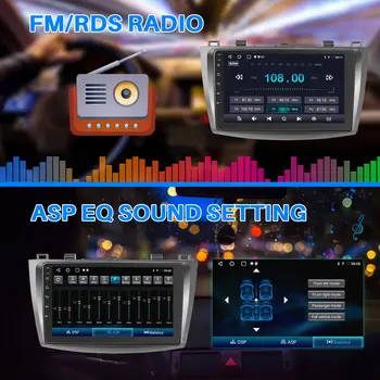 10 最佳銷售 馬自達3安卓車用收音機 - №10