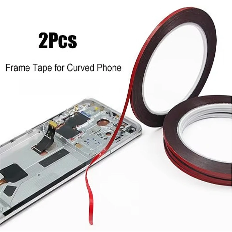 1/2/5pcs Mobile Phone LCD Curved Screen Frame Back Cover Ultra-thin of Sealant Strong Foam Double-Sided Tape for Samsung Xiaomi