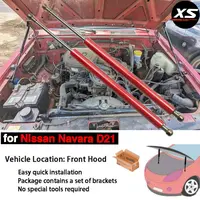 Amortiguadores de Gas para Capó Nissan Navara D21 1985-1997 Hardbody Datsun Camiones Hustle, Soporte de Elevación y Varilla de Propulsión para Modificación