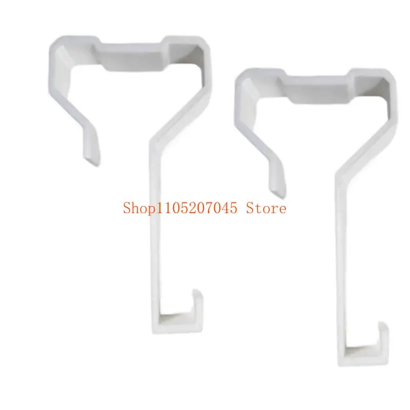 37cd No-Drill Window Hook Set for Trailer Window Edges, 2-Piece Clip-On Hanger for Towels, Clothing, and Daily Home Use