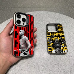 Phone Case For iPhone Fighting Pereira Alex 16 15 14 13 12 11 mini Pro Max X XR XSMAX 8 7 Plus Anti Fall Matte Back Cover