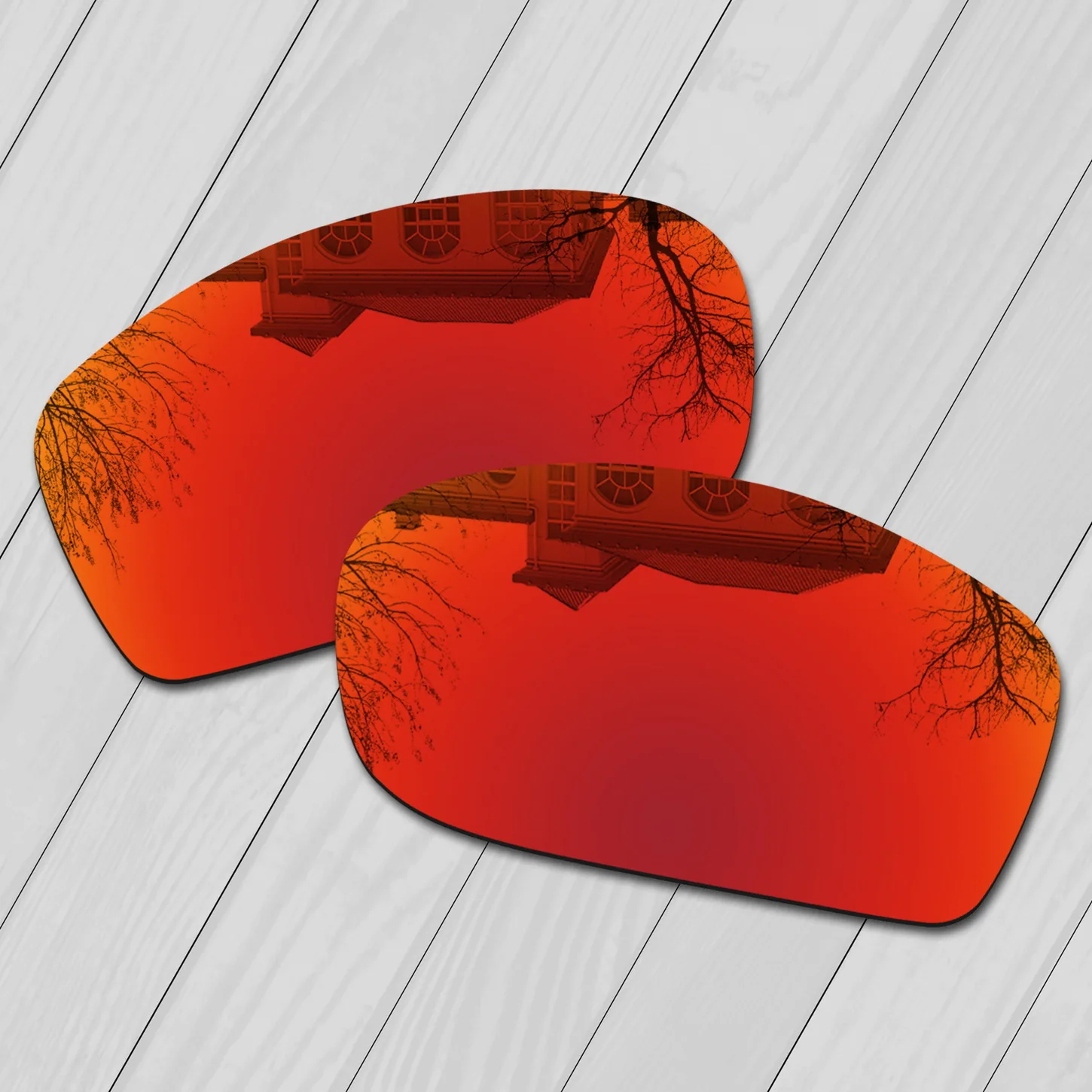 

ELuxonsight Polarized Enhanced Replacement Lenses for Oakley Gauge 8 M OO4124 57mm Sunglasses - Varieties Colors