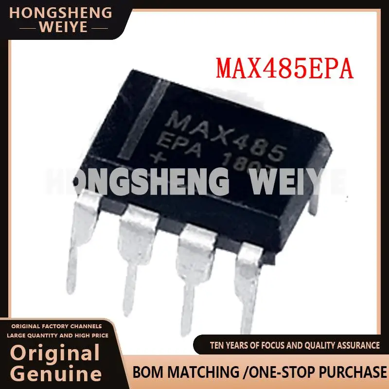 100%new 10pcs/lot MAX485EPA MAX485CPA MAX485 DIP-8