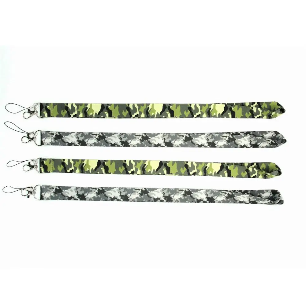 

Hang Rope Phone Lanyard Strap ID Badge Holder Key Ring Holder Phone Ribbon Phone Hang Rope Neck Straps Camouflage Lanyards