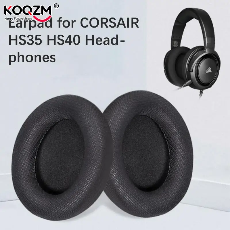 1 Paar Ersatz schaum Ohr polster Kissen Kissen bezug für Corsair hs35 hs40 Gaming Kopfhörer Ohr polster Headset Ohr kappen Ohren schützer