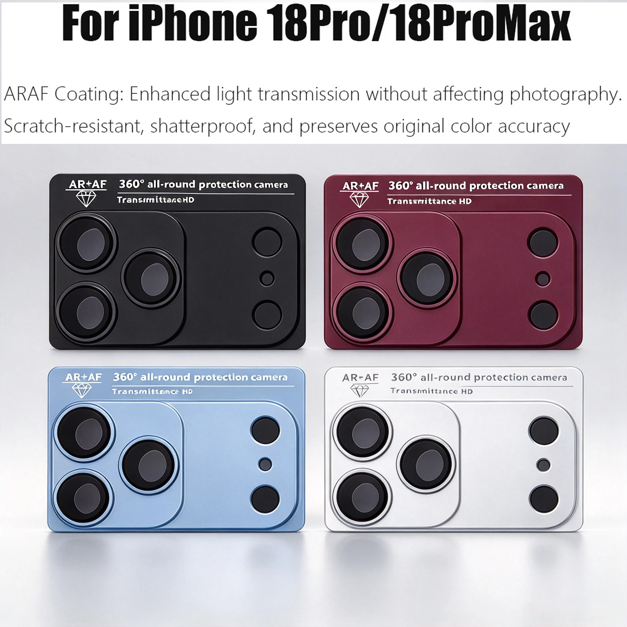 Magnetic Metal Rear Camera Lens Protector For iPhone 18 Pro Max 18 Pro Strong Adsorption Lens Screen Protector Ring Film Covers