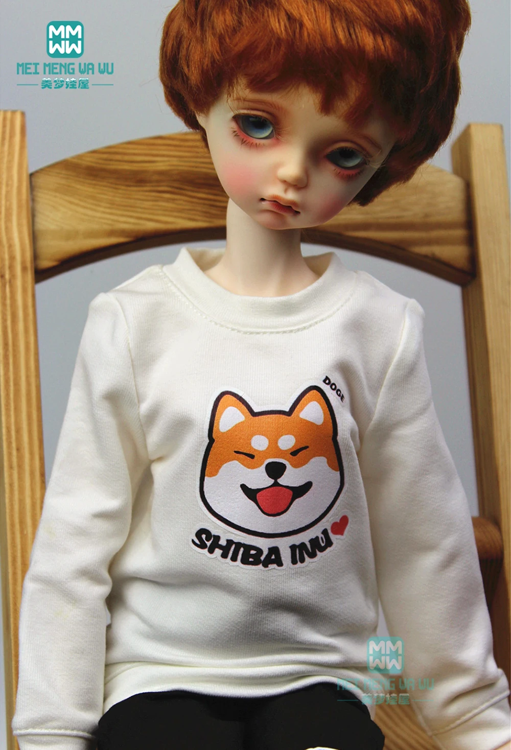 BJD Doll Clothes Fits 43cm 1/4 MSD Doll Fashionable sweatshirts Gifts for Girls