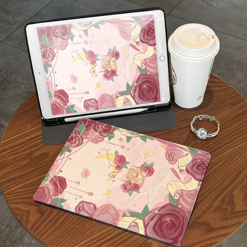 

Protective Case for IPad 10.2 Case 7/8/9th Gen Air 5th 4th 10.9 IPad 10th Generation Case 2022 Pro 11 2nd 3rd 4th Cartoon Bear