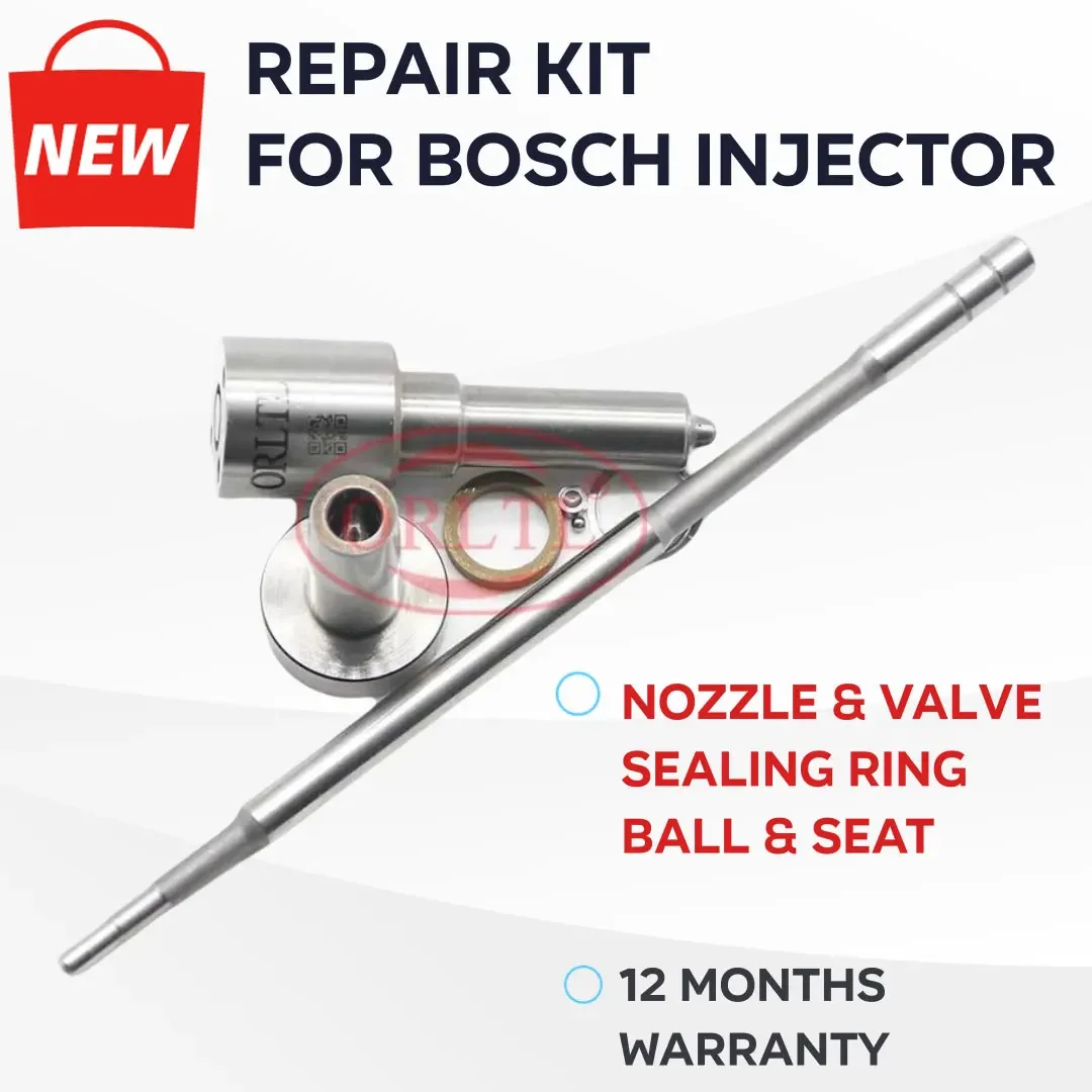 New 0445120125 0445120236 0445120212 0445120304 0445120199 0445120122 Injector Repair Kits Nozzle Valve For Komatsu Cummins FORD