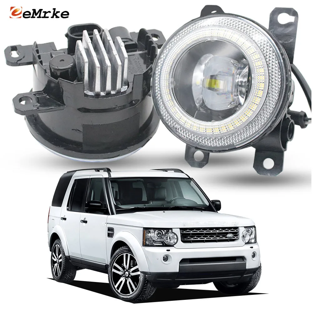 

Обновленный светодиодный противотуманный фонарь для Land Rover Discovery 4 LR4 L319 2009-2016, кольцо «ангельские глазки», DRL, дневные фары, противотуманные фары, автомобильные аксессуары