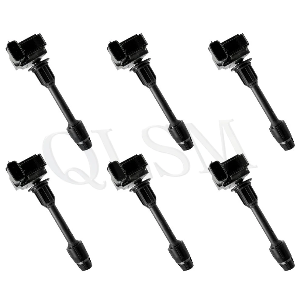 

6Pcs 22448-2Y005 22448-2Y000 Ignition Coil For Nissan Maxima Cefiro Infiniti I30 2.0L 3.0L VQ30DE V6 Auto Engine System Set