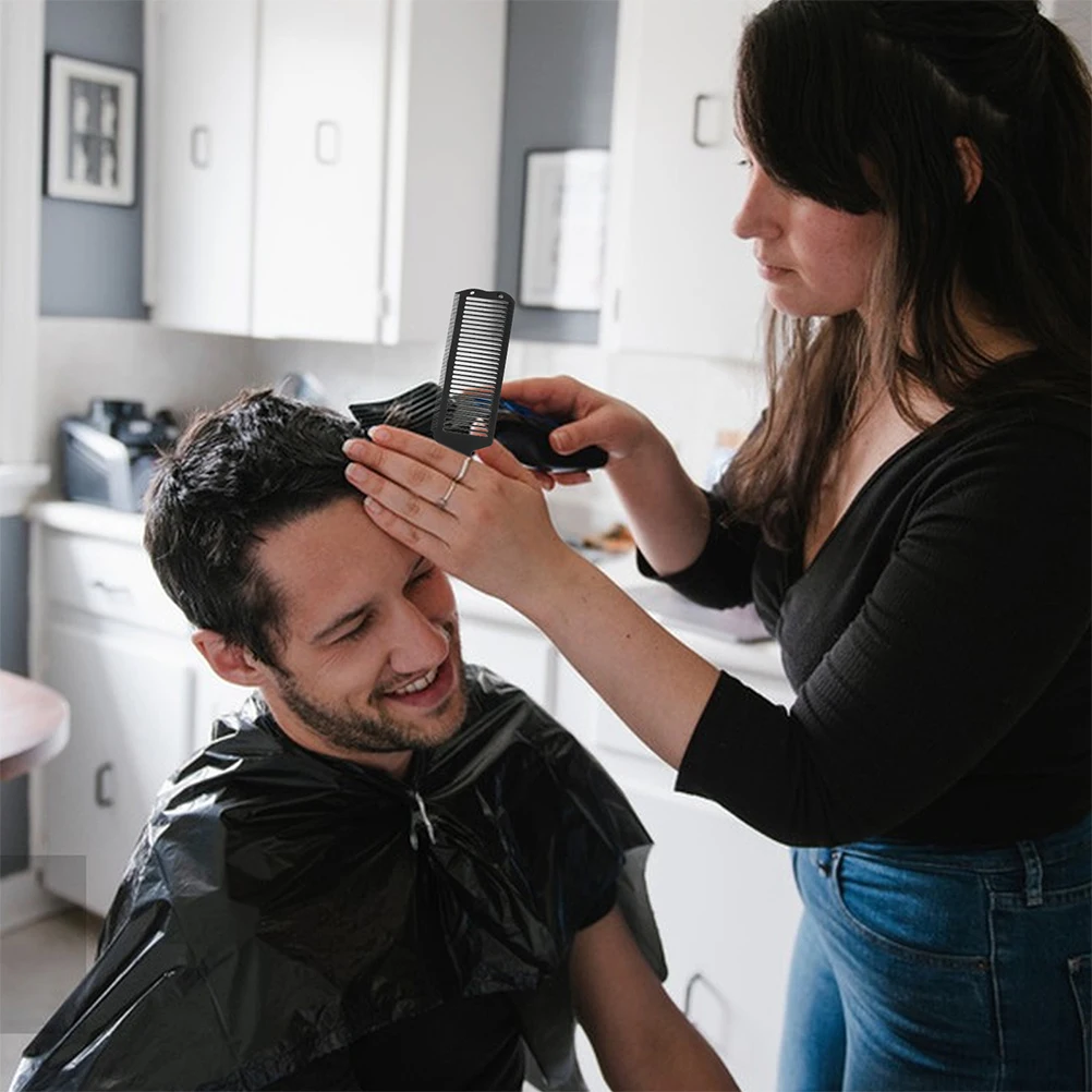 

2pcs Salon Clipper Combs for Men Styling Edge Cutting Precision Positioning Durable Detangling Ergonomic Design Hair