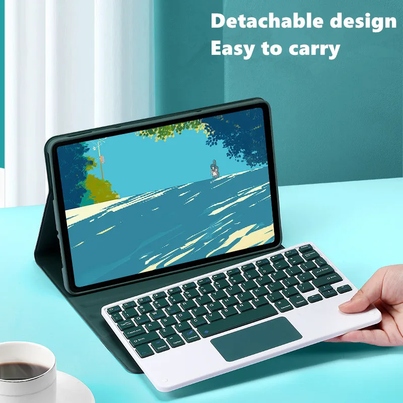 For Xiaomi Redmi Pad 2022 Keyboard Case Mouse Bluetooth Wireless Spanish Portuguese Korean French Keyboard Stand Magnetic Funda