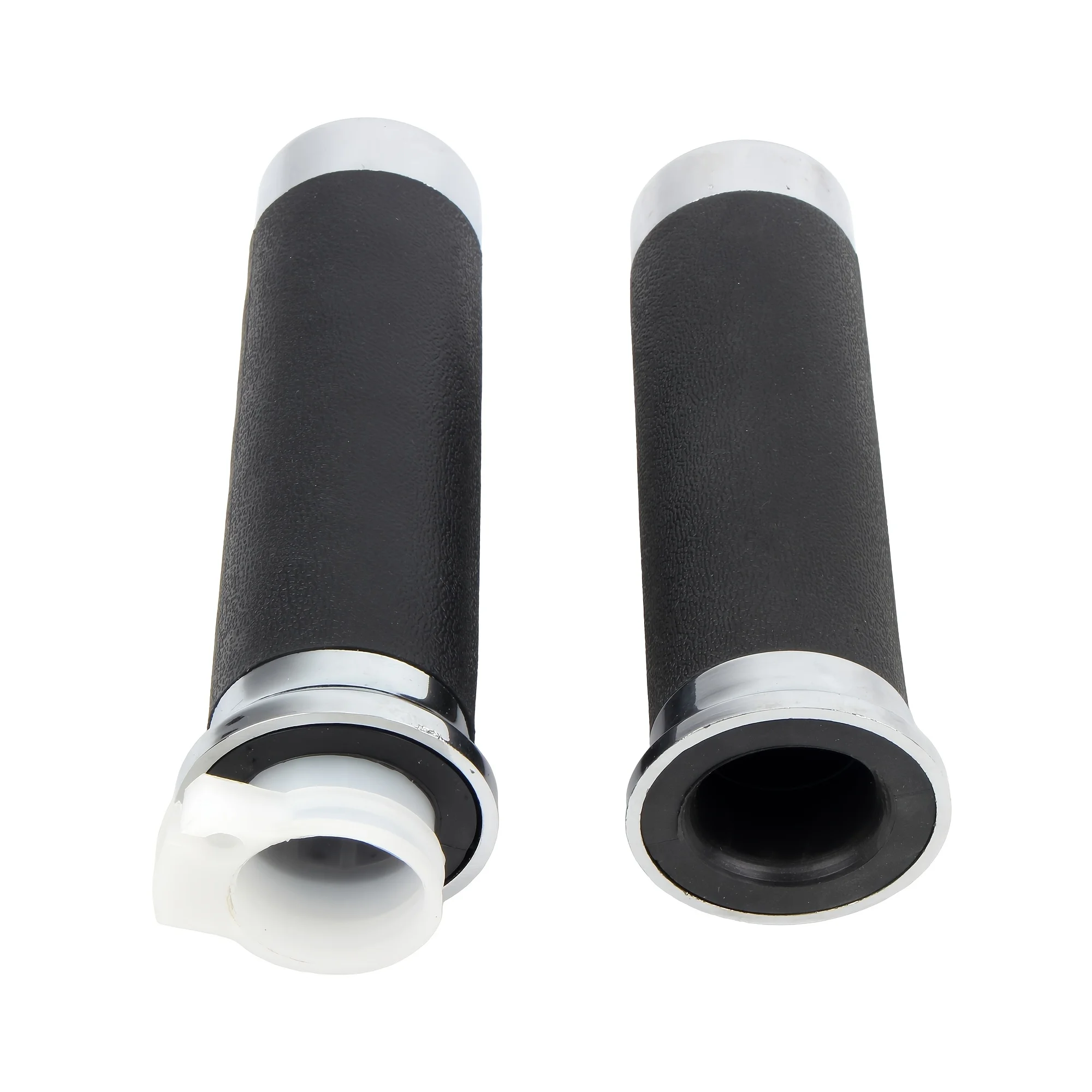 2pcs 25mm Silicone Motorcycle Handlebar Grips, Universal Fit for Yamaha XVZ1300 XV1600 V-Star XVS650 XVS1100 XVS1100AT Drag Star