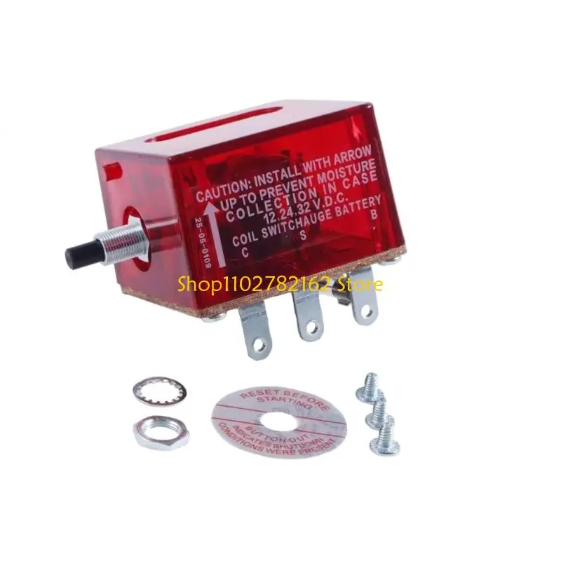 

547B Manual Reset Push Button Switches Replace 25700071 for Murphy 117 Generators