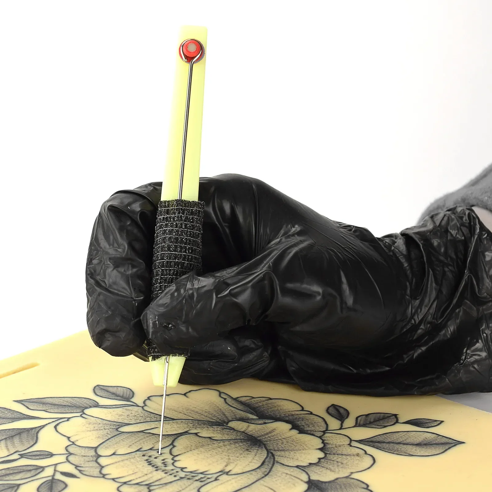 

Традиционный DIY ручной инструмент для татуировки для боди-арта, иглы для татуировки, аксессуары, 1 шт., татуировка, ручка, ручка, игла, держатель, ручка