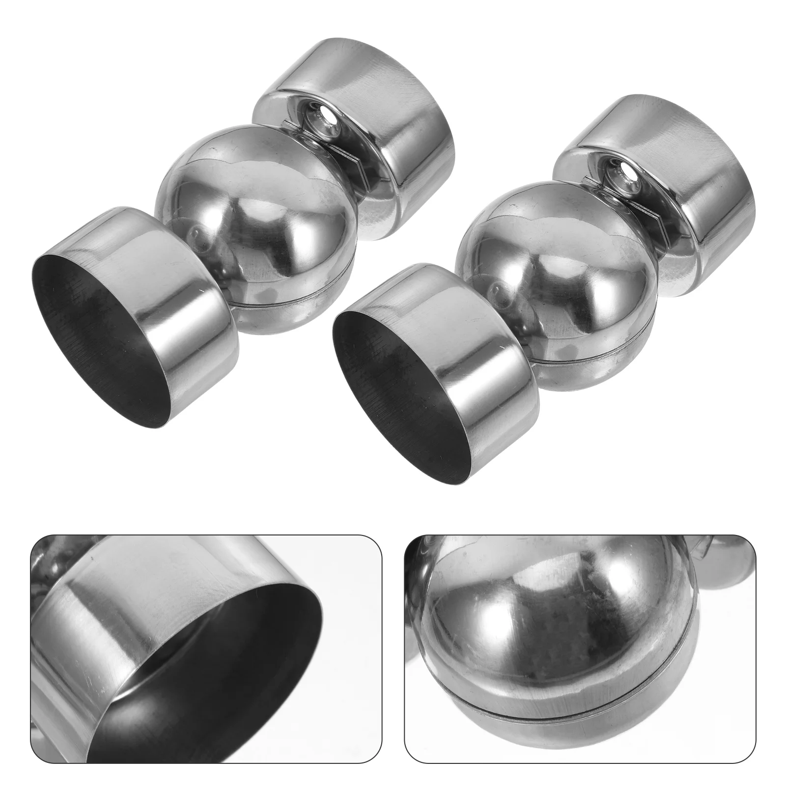 Stair Handrail Accessories Fitting Round Fittings Caps Stainless Steel Railing Post Tube Bases End