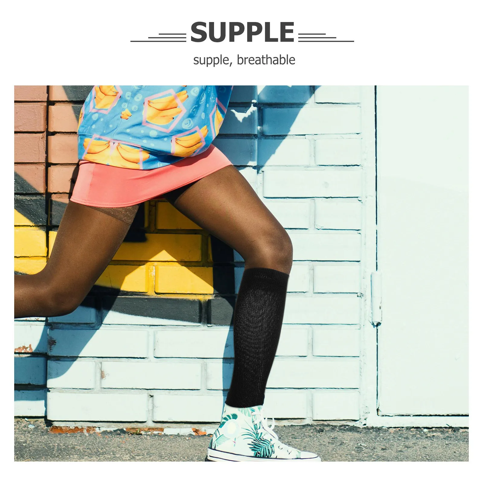 

10Pairs Compression Socks Breathable Sports Stockings Unisex Elastic Calf Protection Outdoor Running Workout Socks