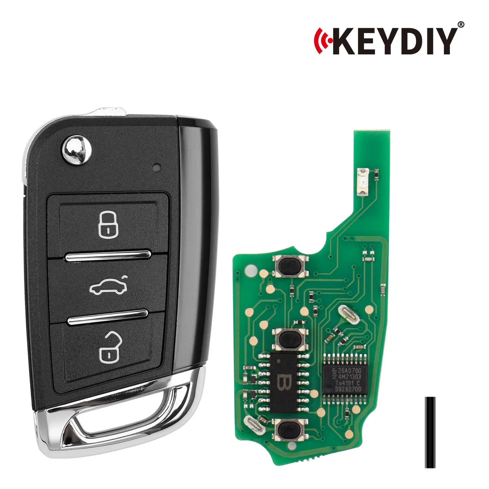 1/2/5 Piece KEYDIY KD NB15 for V.W MQB Universal Flip Remote Car Smart Key 3 Buttons