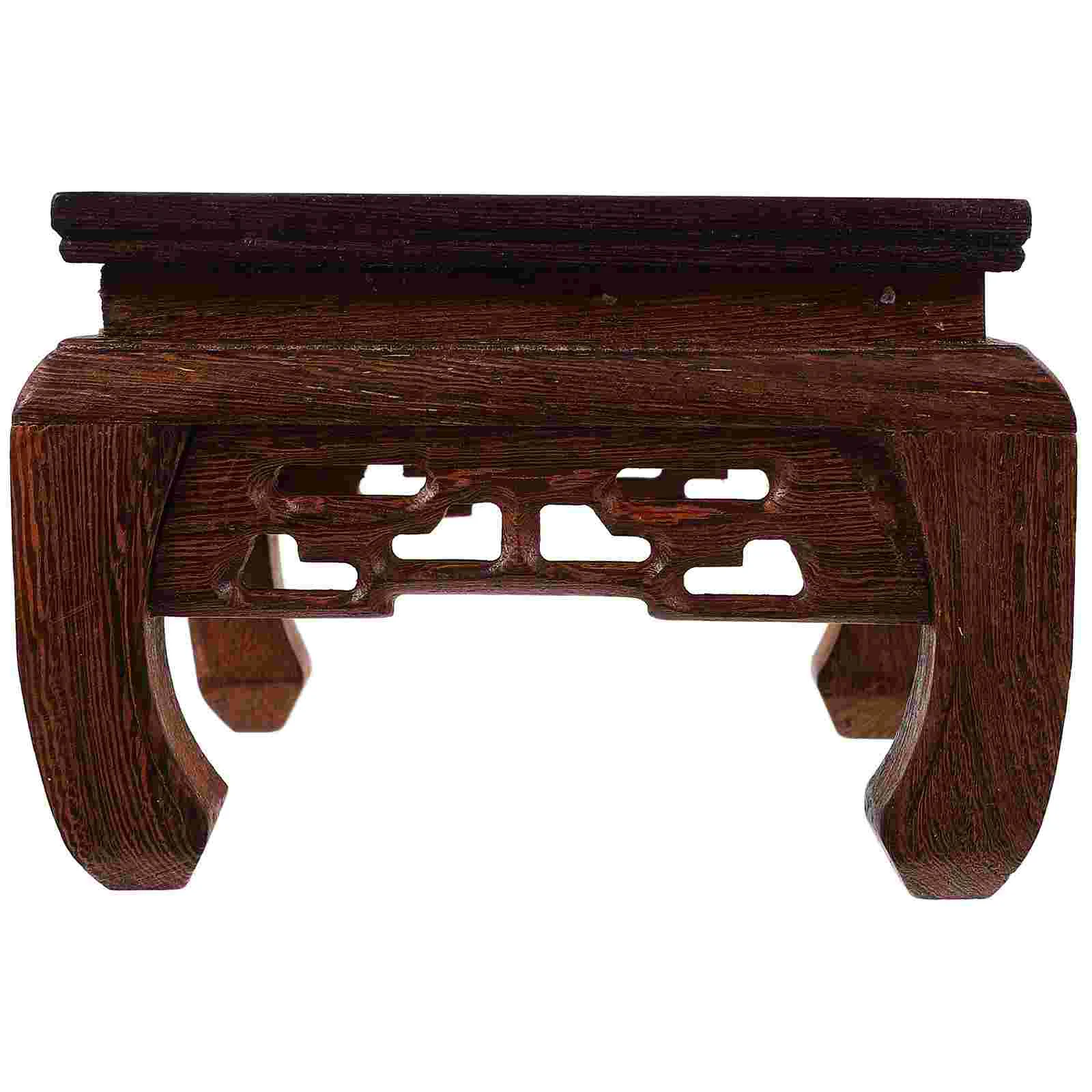 

Buddha Base Teapot Stand Shelving Unit Flower Plant For Home Wooden Potted Holder Riser Rack Vase