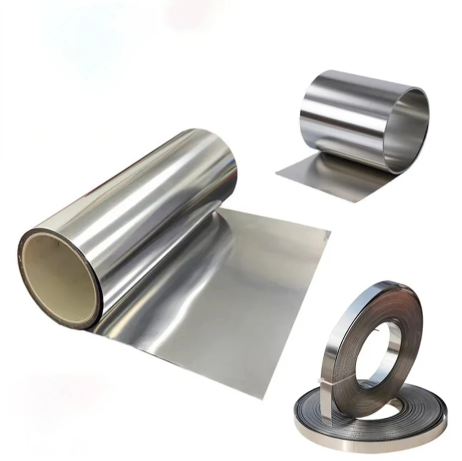 304 Stainless Steel Foil Strip, Thin Sheet Material, Thickness 0.01mm, 0.02mm, 0.03mm, 0.05mm To 1mm, Width 100mm, 200mm, 300mm