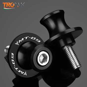 6 ミリメートルスタンドネジヤマハ MT09 トレーサー MT-09 SP 2014-2024 2023 2021 2022 mt 09 オートバイアクセサリースイングアームスライダースプール