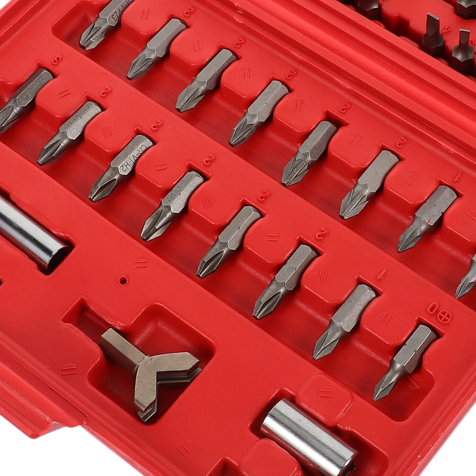 

100 Pcs Screwdriver Bit Set Magnetic Repair Kit Precision Tools Slotted Security Bits Storage Case