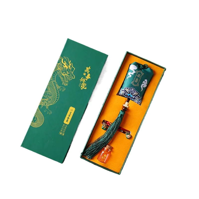 Mugwort Sachet Dragon Boat Festival Gift Box Ancient Style Sachet with Packaging Finished Sachet Pendant