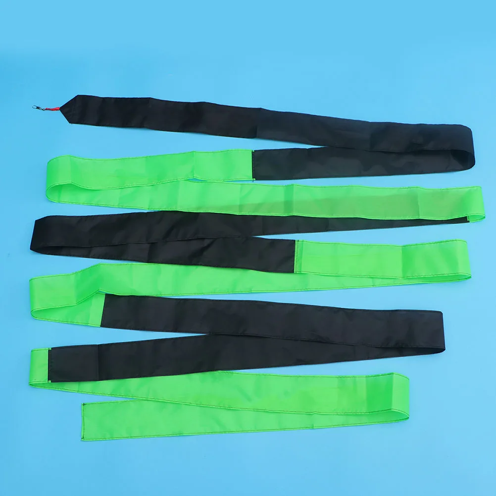 2 uds arco iris cola cometa Streamer colas coloridas prisma tela de fibra química niño para volar