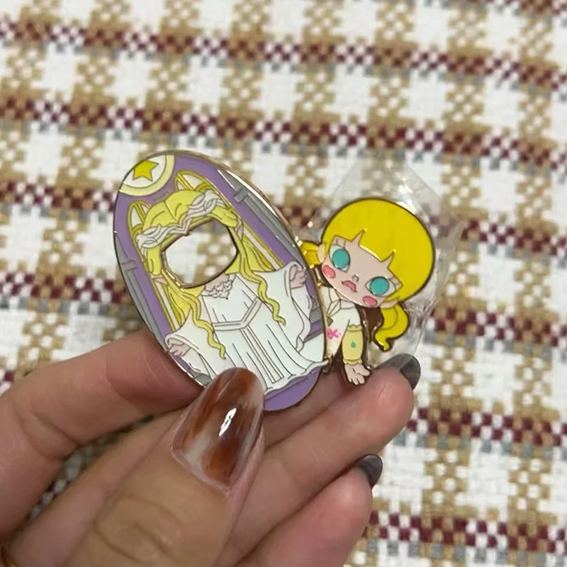 

POP MART Серия к 100-летию Молли - Загадочная коробка с значками (1 шт./12 шт.), POPMART Слепая коробка с значками, Коробка-сюрприз, Оригинальная фигурка