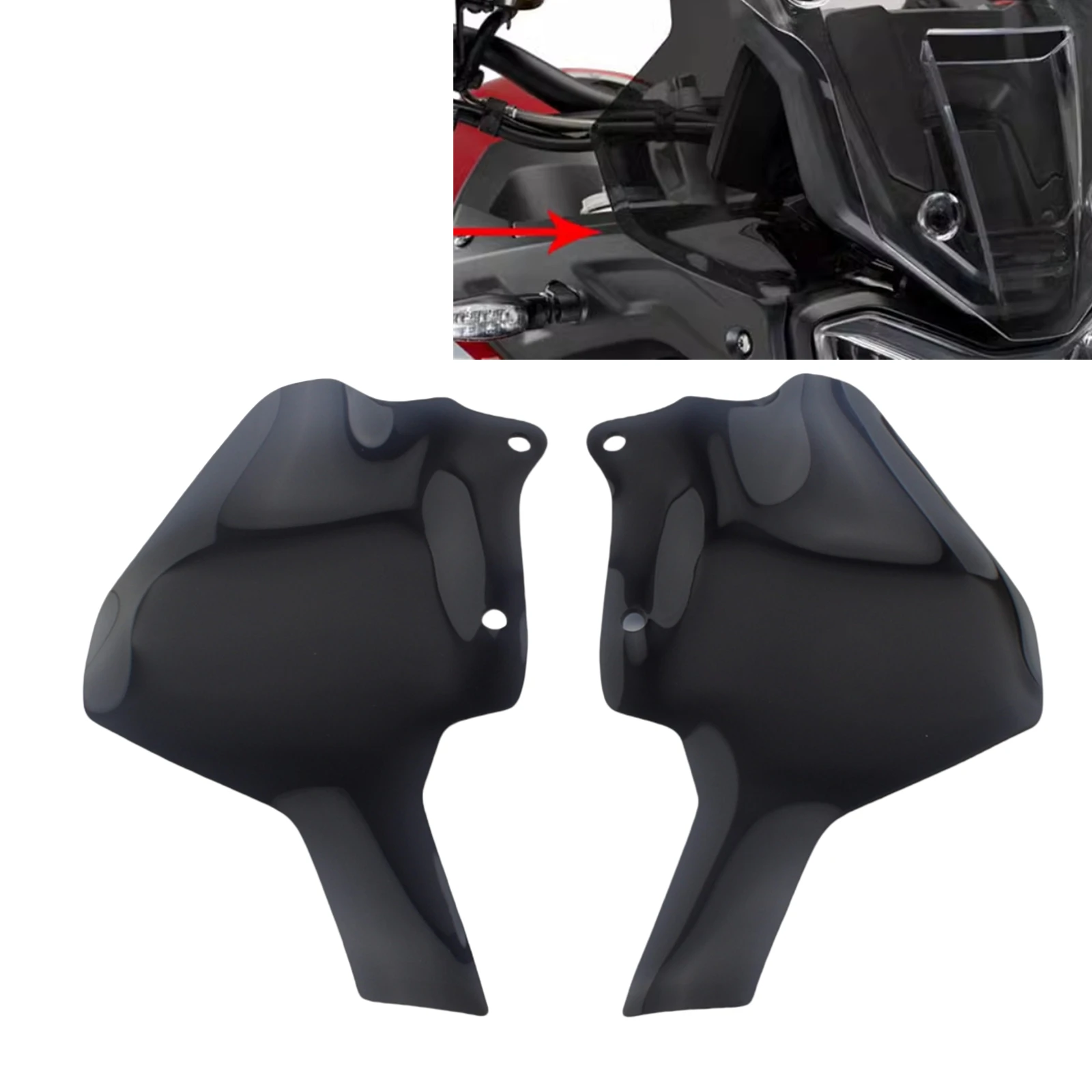 

Motorcycle Side Deflector Windshield Wind Upper Windscreens Deflector Cover For Triumph Tiger 900 2020-2023 850 2021-2023