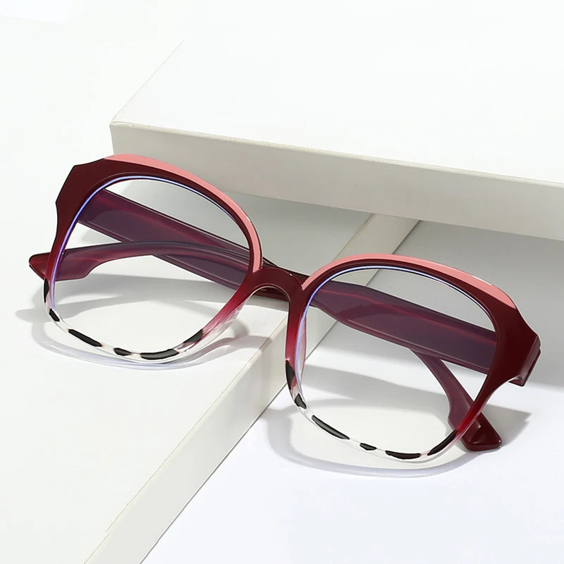 إطار نظارات كمبيوتر دائري شفاف جديد للنساء والرجال مضاد للضوء الأزرق نظارات دائرية تحجب النظارات البصرية