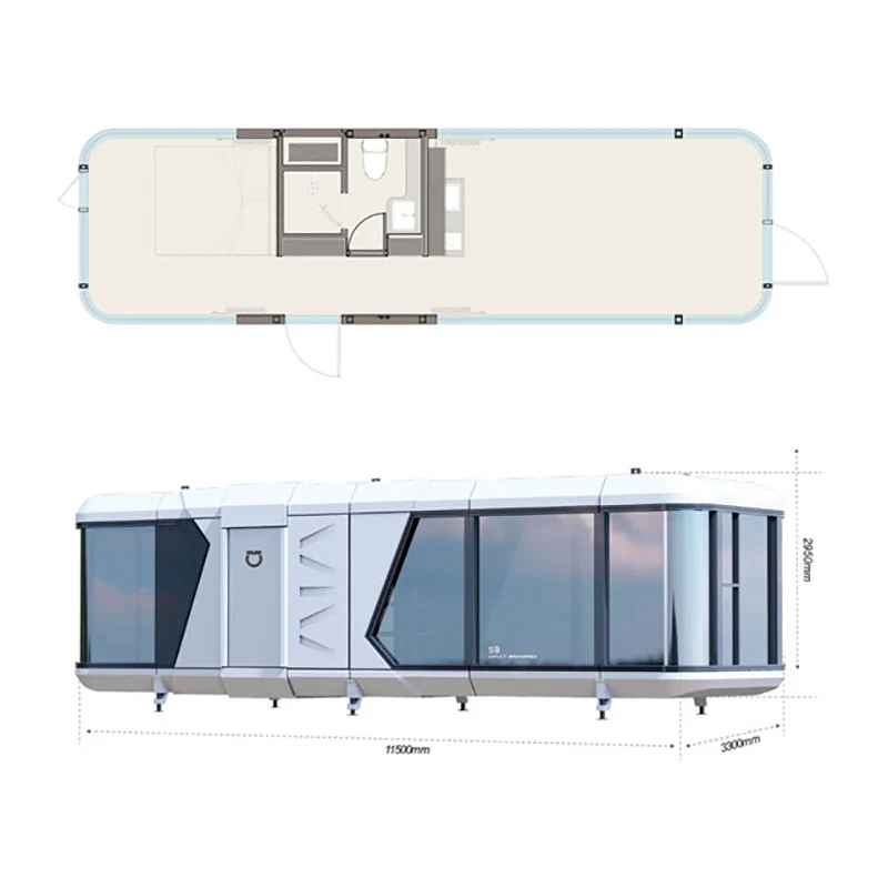 Rumah Kapsul Dijual, Rumah Mobil Double Wide Baru Dijual, Rumah Kapsul, Rumah Kapsul Komersial, Toko Rumah Kapsul