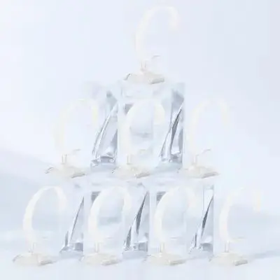 

12pcs Plastic Watch Display Stands C-Shaped Transparent Watch Holders For Men Women Wristwatches Showcase Countertop Jewelry