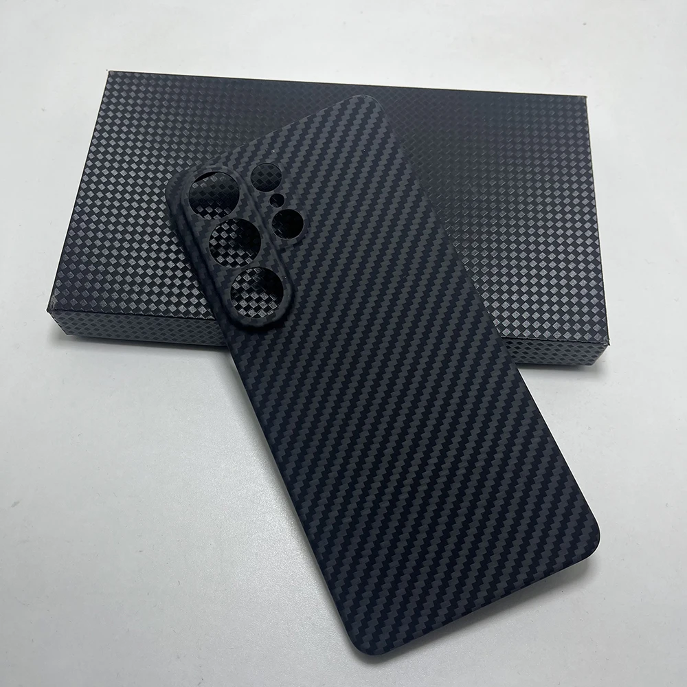 

Real Carbon Fiber For Samsung Galaxy S25/S26 Ultra Case Thin Light Aramid Fiber Phone Cover for Samsung Galaxy S26 Ultra Case