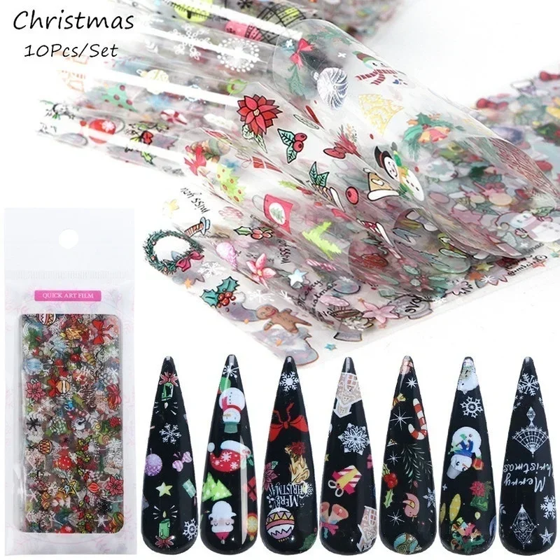 10pcs/set Christmas Star Sticker