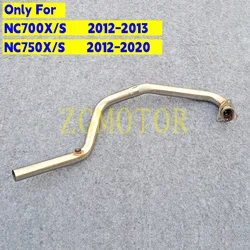 51MM Exhaust Front Middle Pipe Muffler Fit For Honda NC700X NC700S NC750X NC750S 2012-2020 2013 2014 2015 2016 2017 2018 19